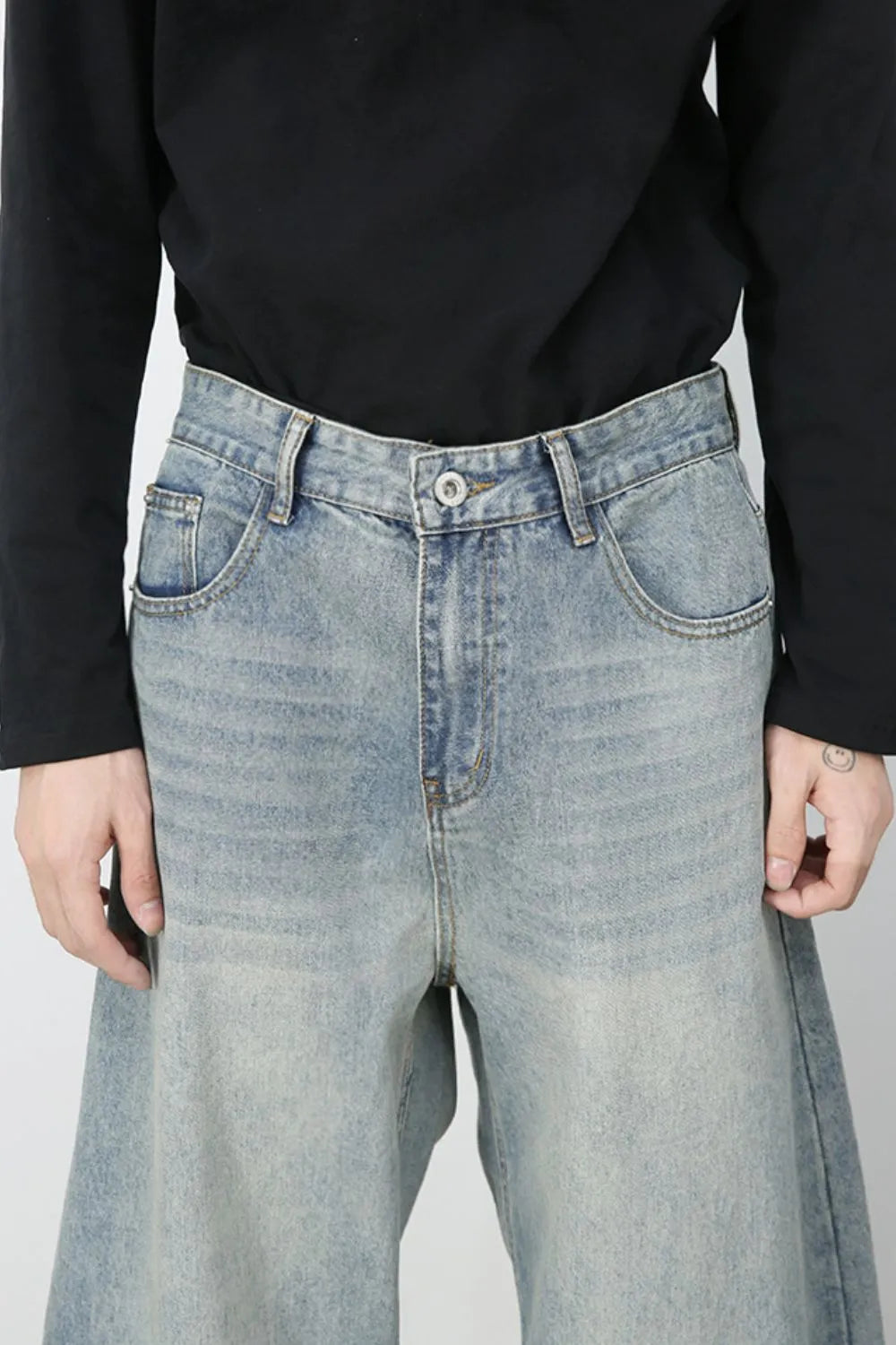 TEEK - Mens Wide Leg Jeans JEANS TEEK Trend