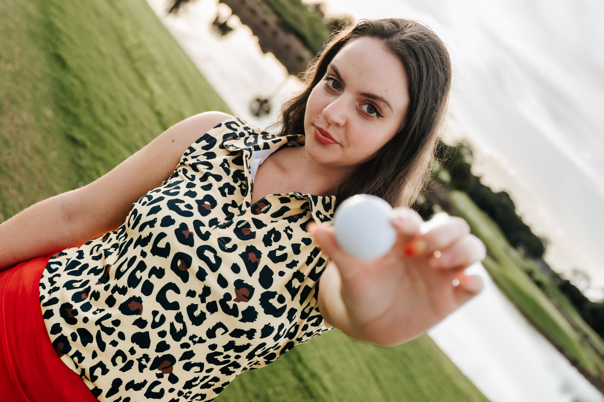 TEEK - Cheetah Leopard Polo TOPS TEEK SIG