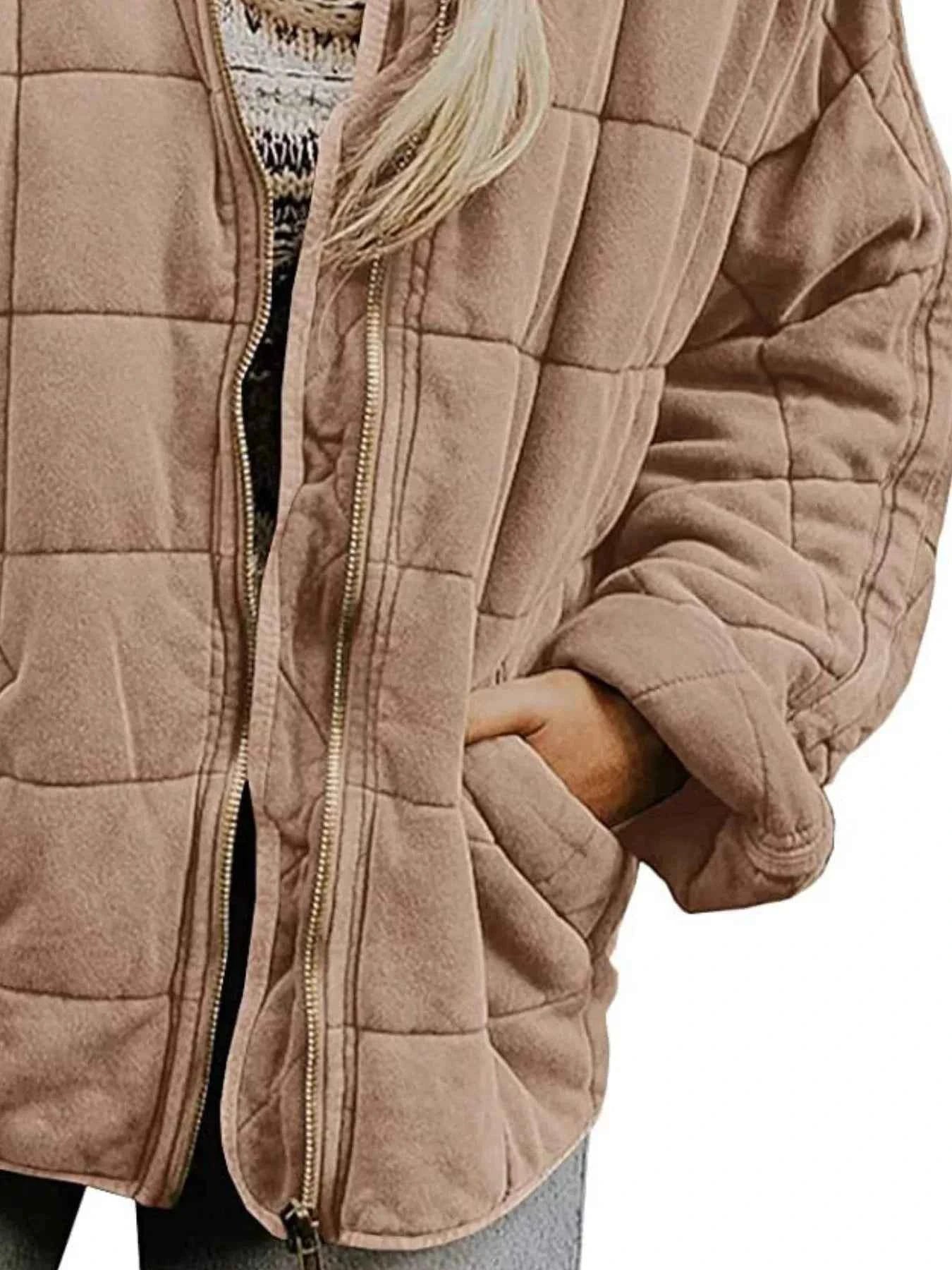 TEEK - Quilted Zip Up Outerwear JACKET TEEK Trend