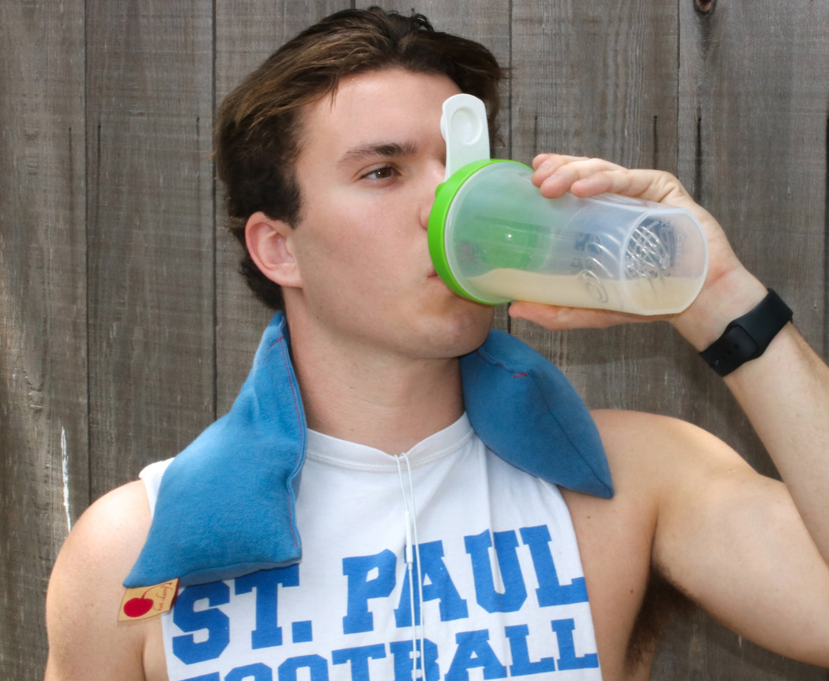 TEEK - Cherry Ice® Blue Denim Neck Wrap Zip-Close Freezer Bag PILLOW TEEK HCD