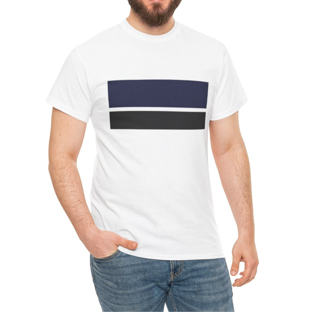 TEEK - Mens Multi Strip T-Shirt TOPS TEEK ONE S White