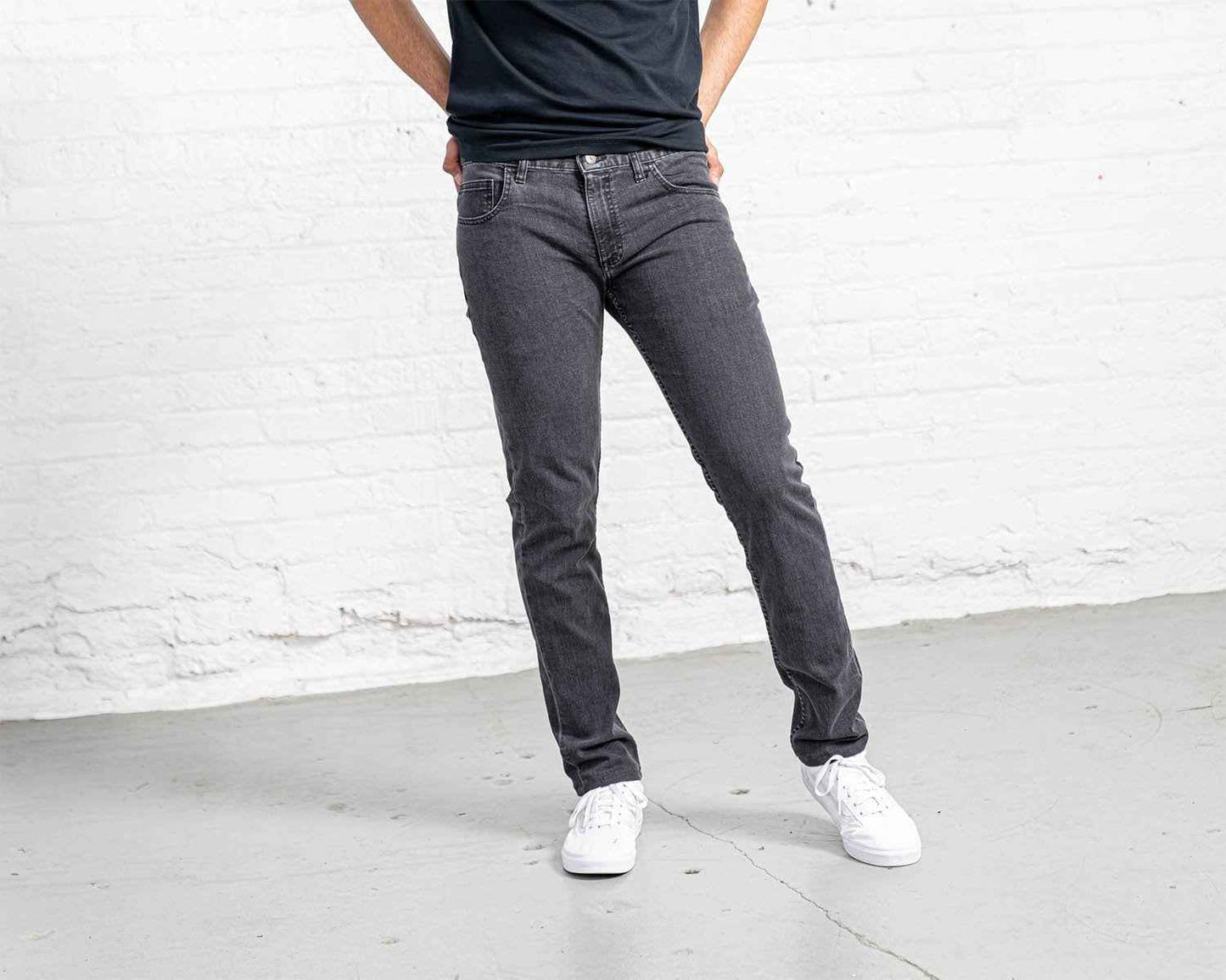TEEK - Slim Fit Grey Wash JEANS TEEK DDA 28 28