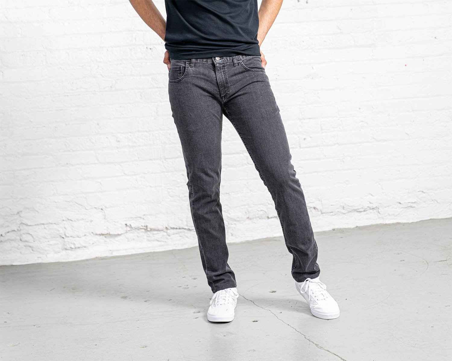 TEEK - Slim Fit Grey Wash JEANS TEEK DDA 28 28