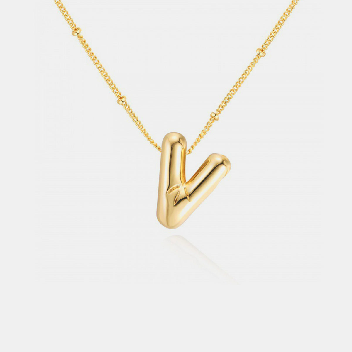 TEEK - T-Z Gold-Plated Letter Necklace JEWELRY TEEK Trend Style V  