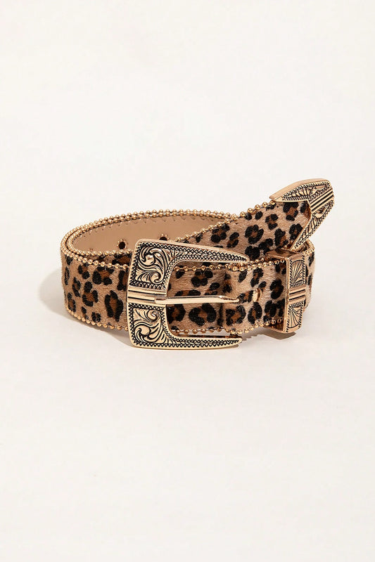 TEEK - Natural Chic Leopard PU Leather Belt BELT TEEK Trend   