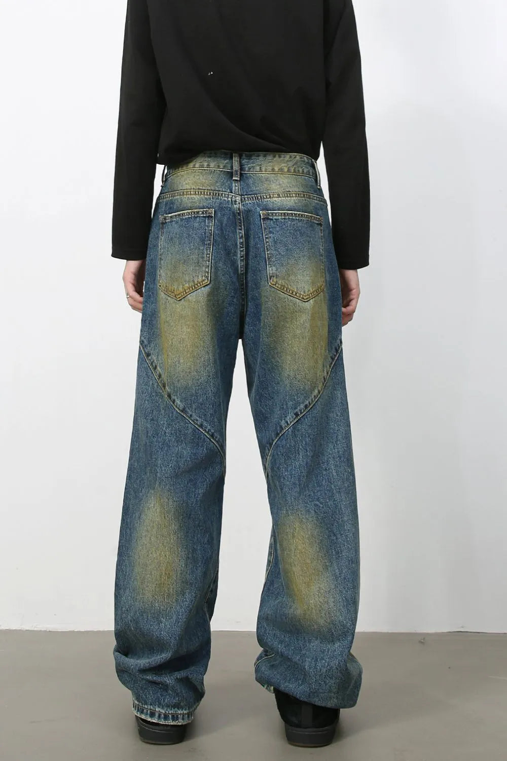 TEEK - Mens Medium Washed Pocketed Jeans JEANS TEEK Trend