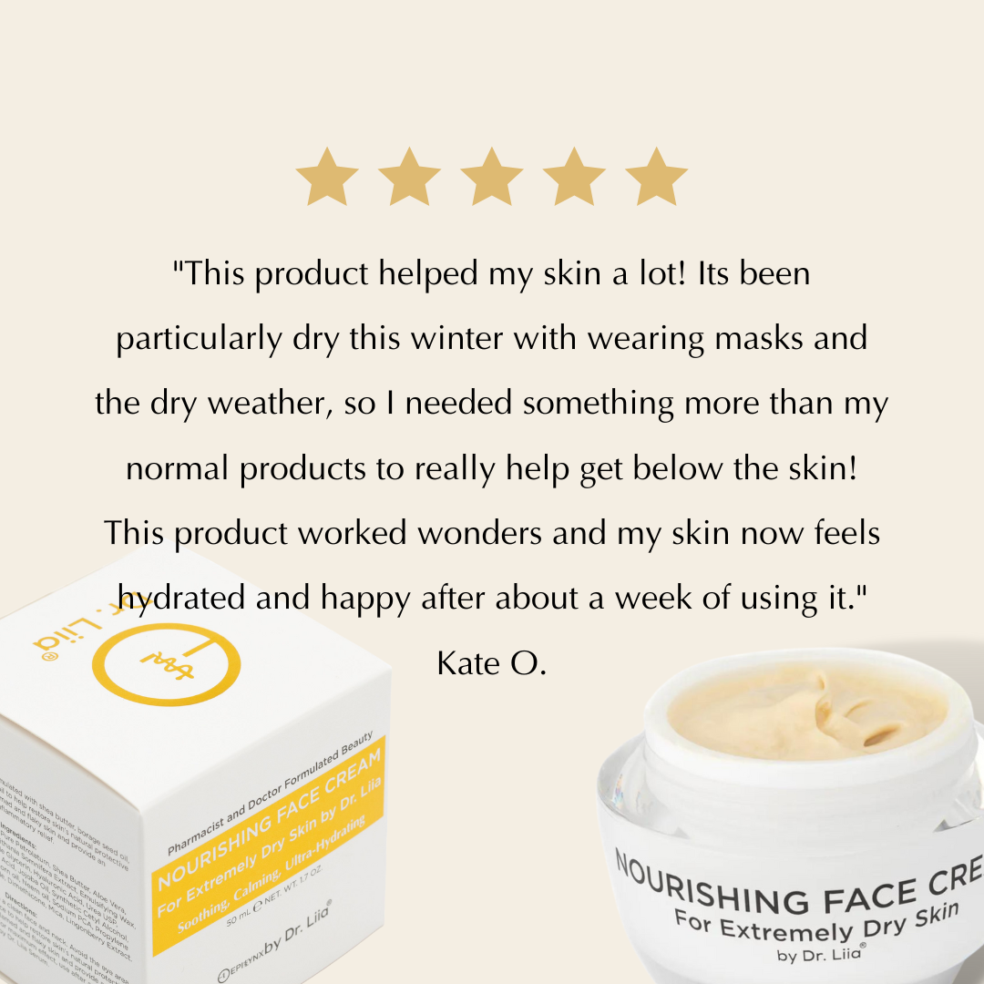 Super Nourishing Calming Face Cream for Extremely Dry & Sensitive Skin – Vegan & Hypoallergenic Face Creams EpiLynx