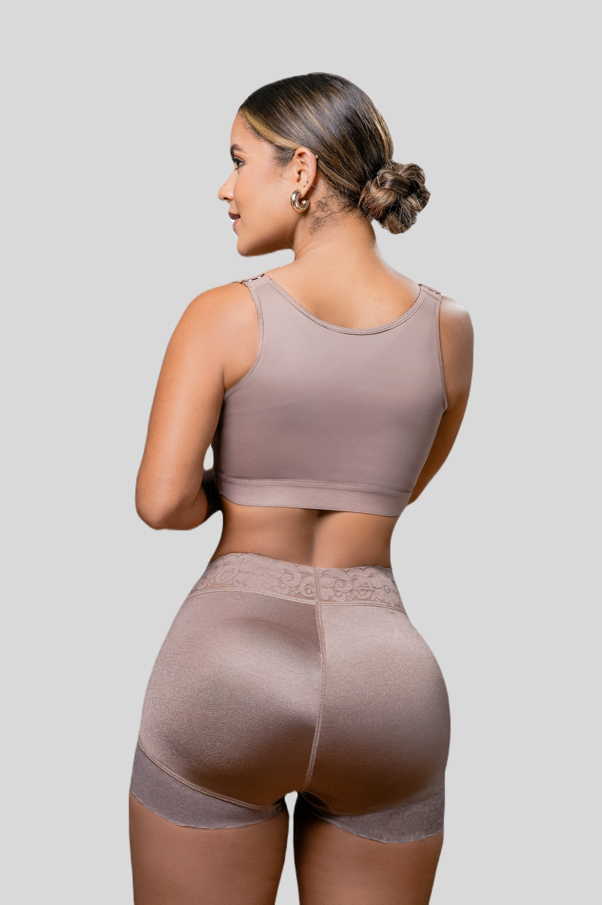 TEEK - Lace Trim Shapewear Boyshort UNDERWEAR TEEK VS