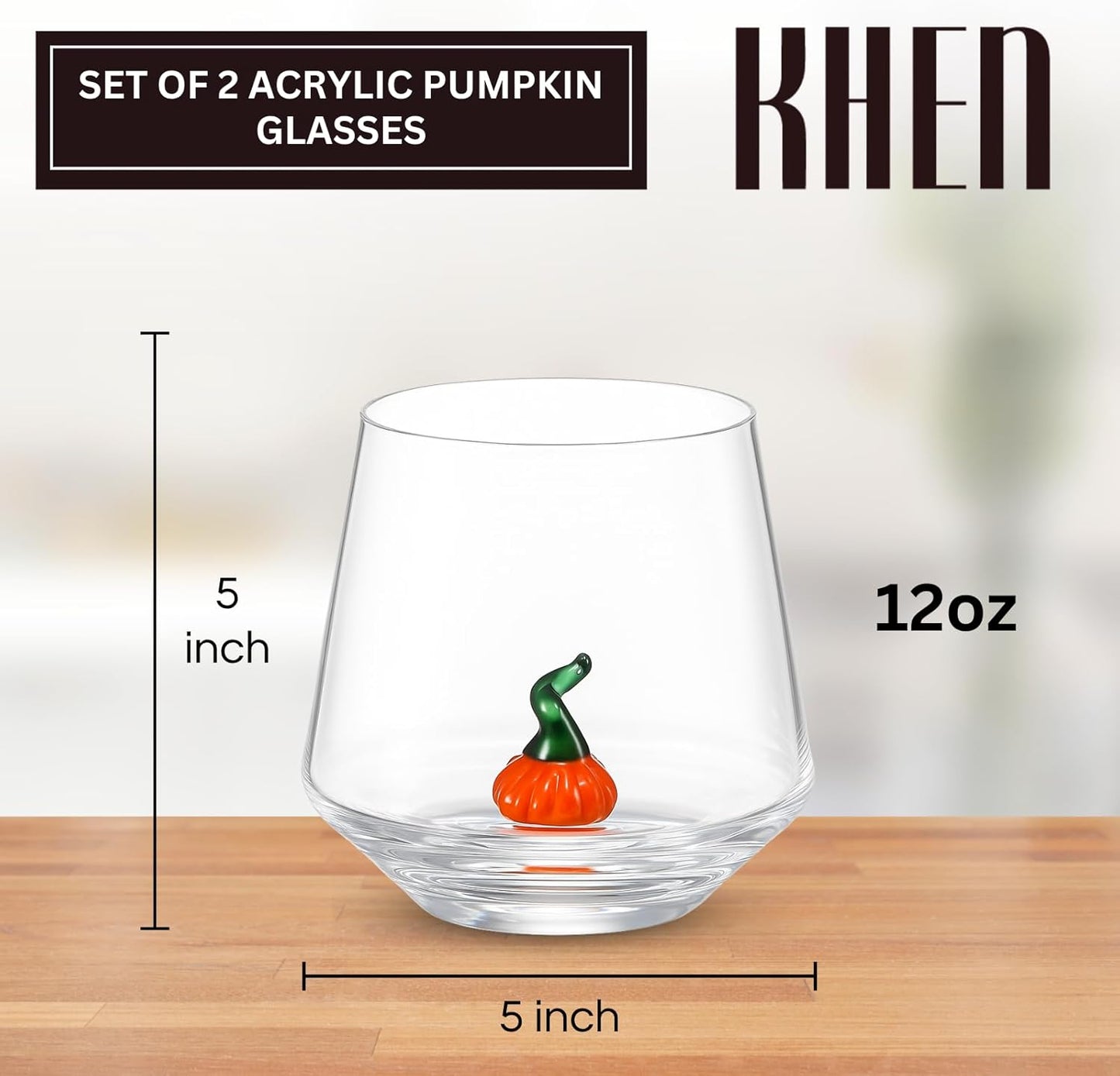 TEEK - Pumpkin Glass Set HOME DECOR TEEK KS