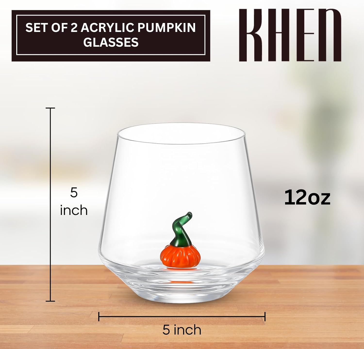 TEEK - Pumpkin Glass Set HOME DECOR TEEK KS