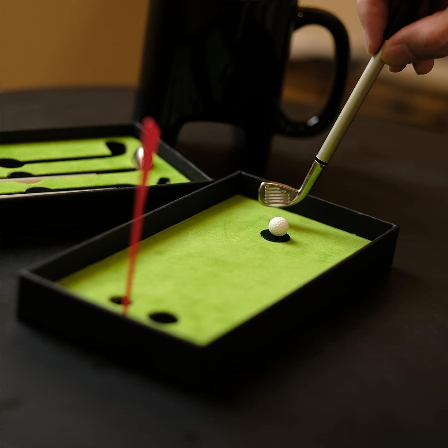 TEEK - Golf Pen & Putter Mug Gift Set – Mini Golf Desk Game HOME DECOR TEEK KS