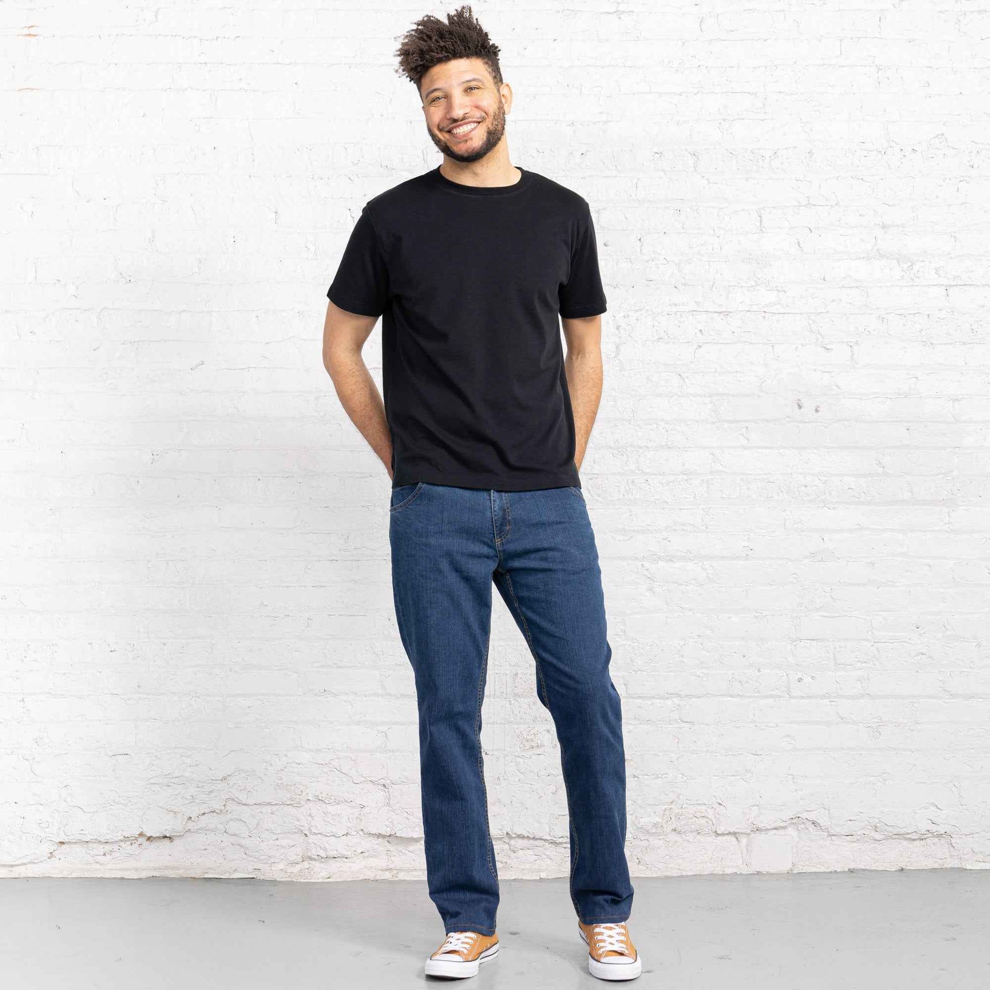 TEEK - Relaxed Fit Medium Wash JEANS TEEK DDA 32 28