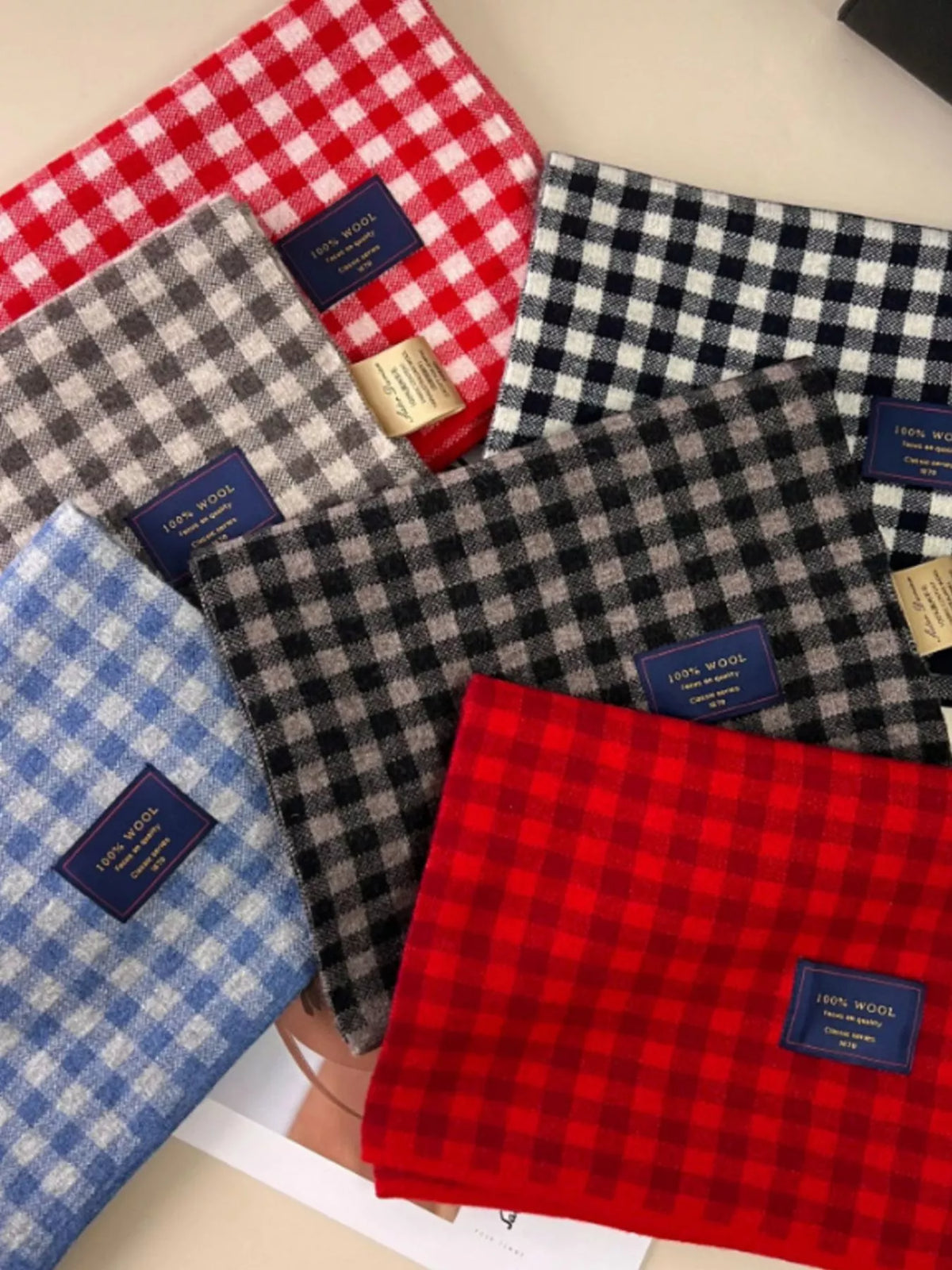 TEEK - 100% Wool Plaid Scarf SCARF TEEK Trend