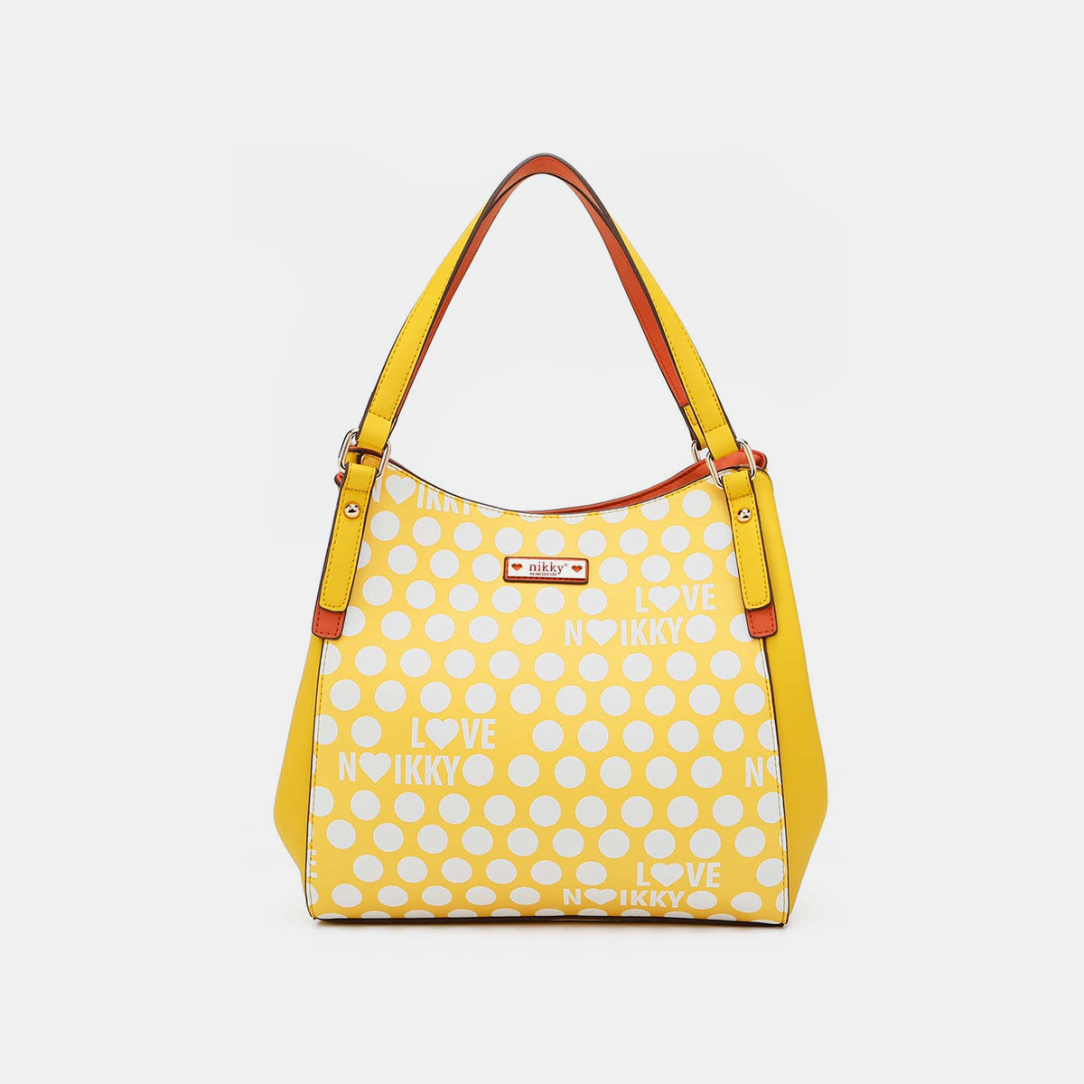 TEEK - NL Contrast Polka Dot Handbag BAG TEEK Trend Yellow  