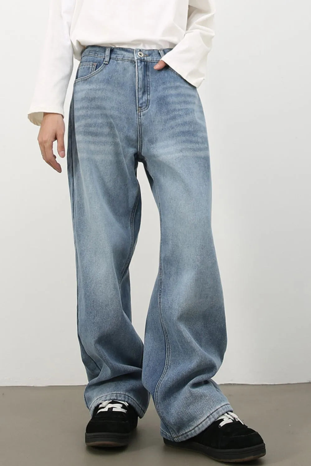 TEEK - Mens Wide Leg Jeans JEANS TEEK Trend