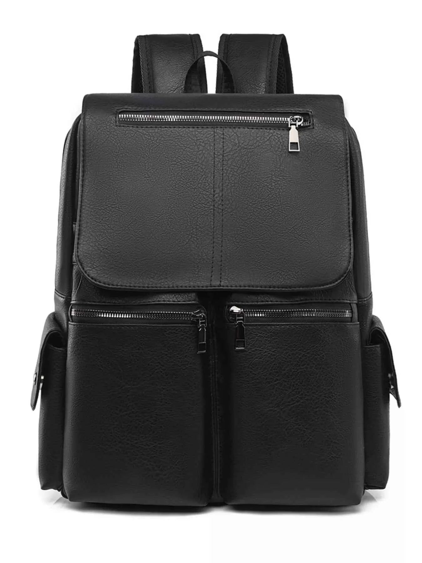 TEEK - Leather Flapover Backpack Bag BAG TEEK Trend