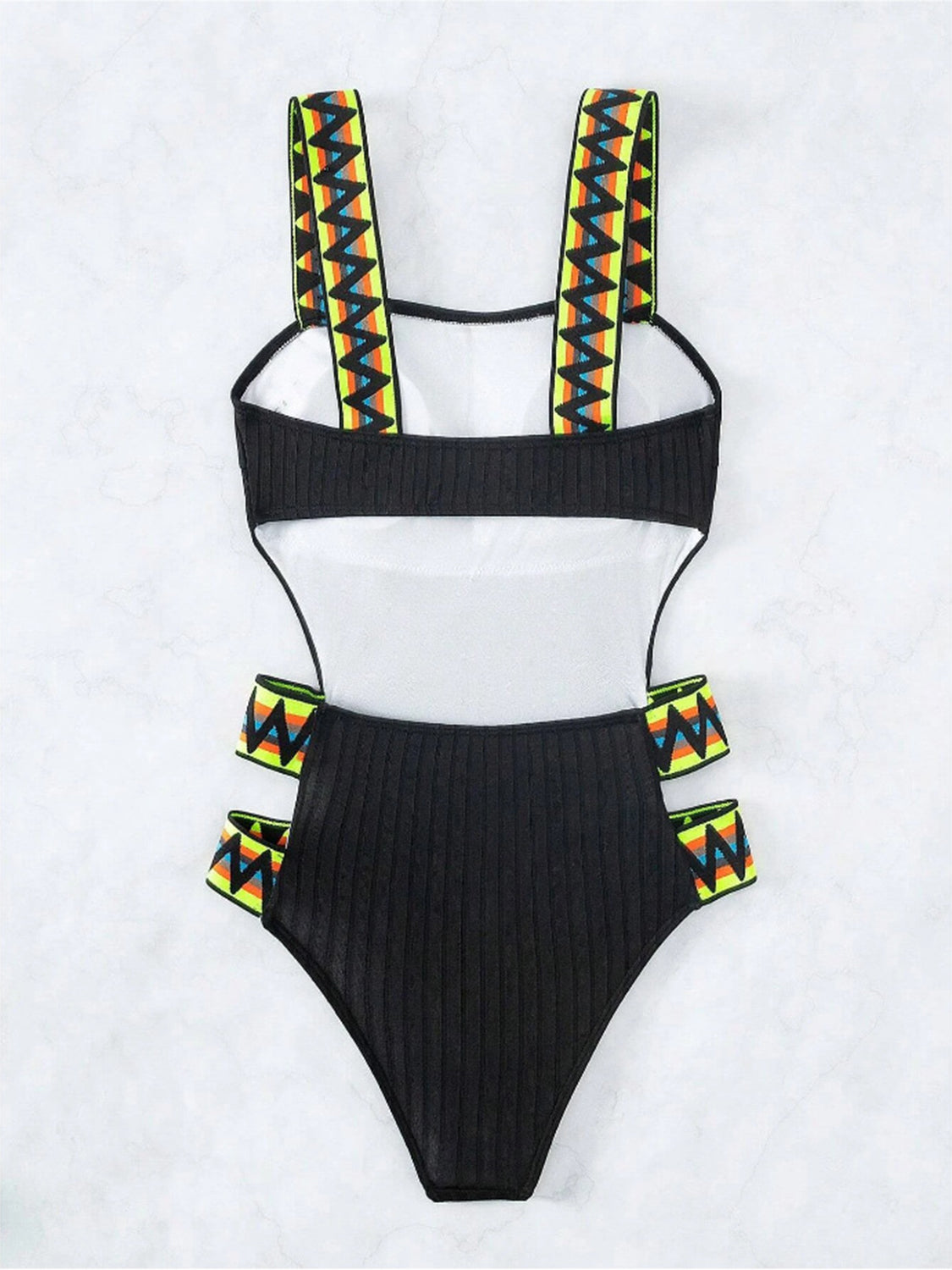 TEEK - Cutout Wide Strap Swimsuit SWIMWEAR TEEK Trend   