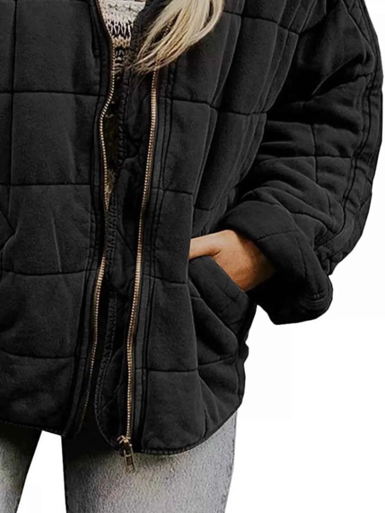 TEEK - Quilted Zip Up Outerwear JACKET TEEK Trend