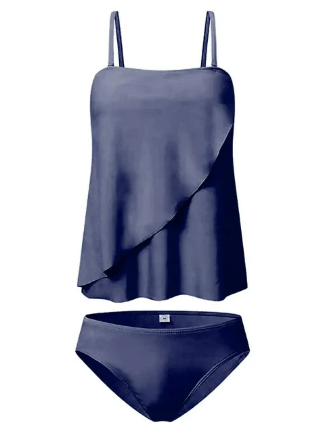TEEK - Detachable Strap Top and Brief Swim Set SWIMWEAR TEEK Trend Black S 