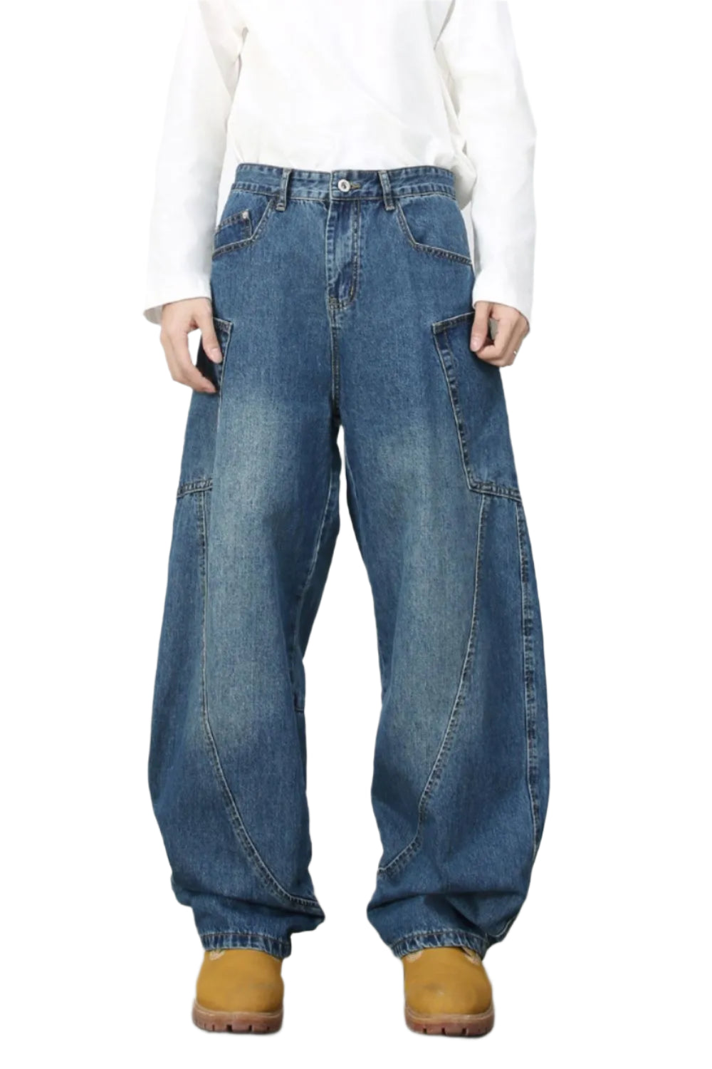 TEEK - Mens Woah Wide Leg Jeans TOPS TEEK Trend Medium XS