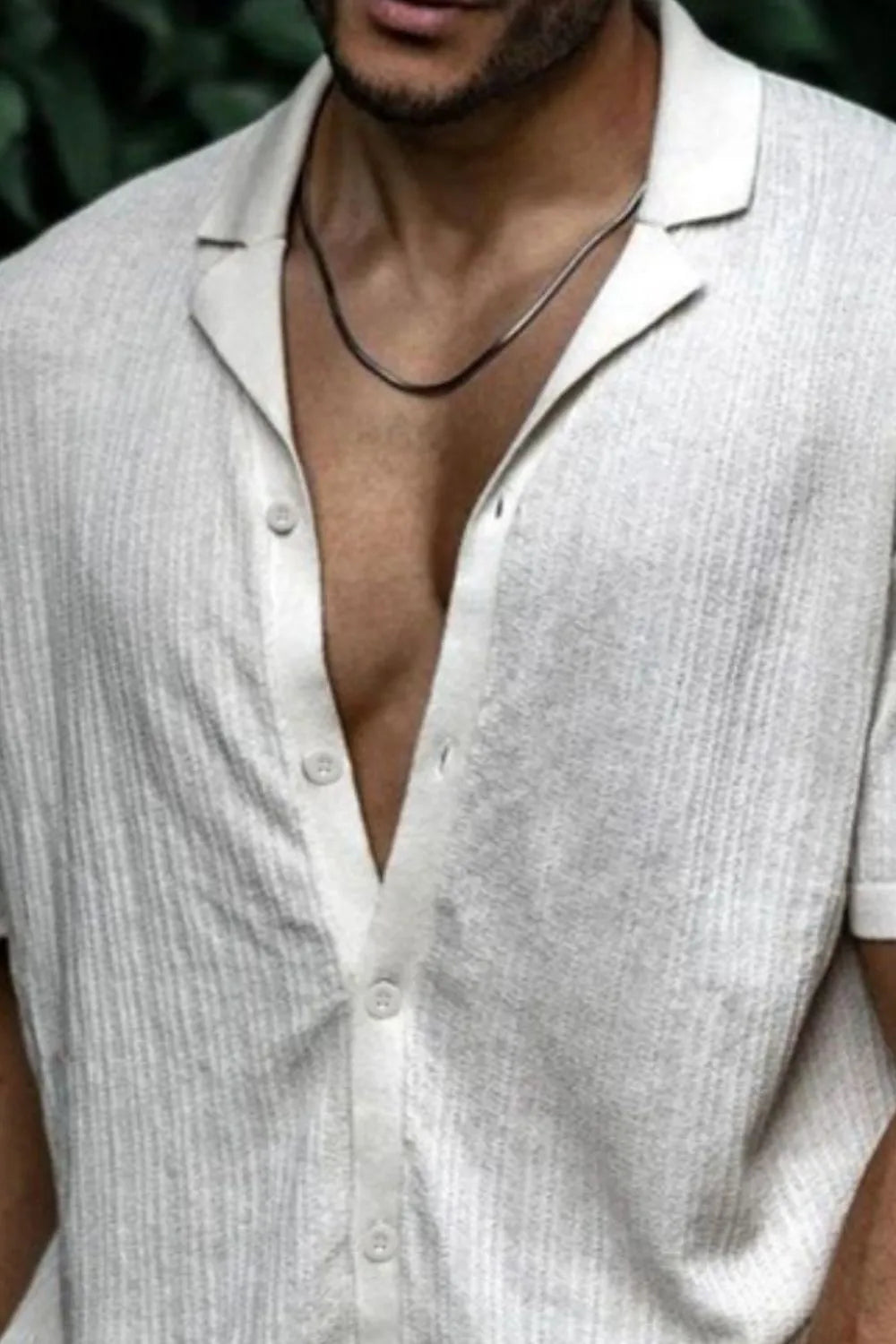 TEEK - Mens Button Up Short Sleeve Shirt TOPS TEEK Trend