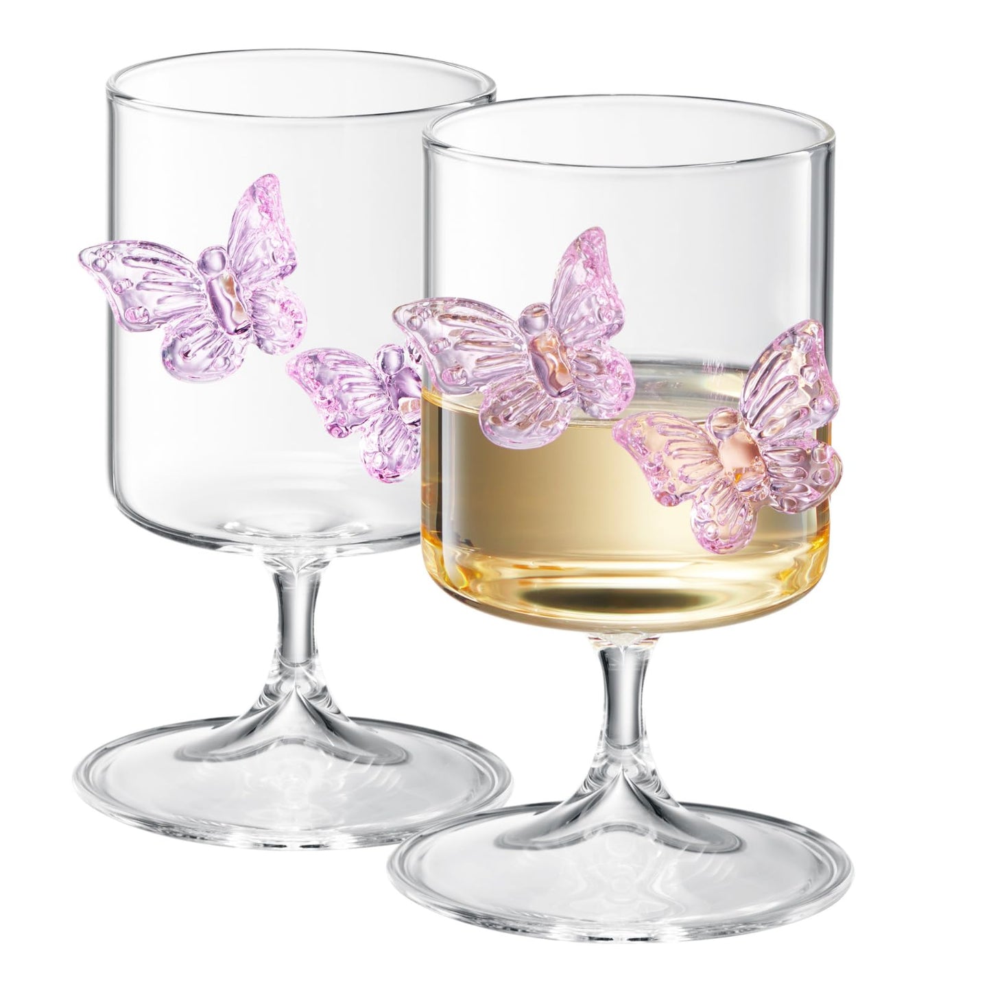 TEEK - Butterfly Wine Goblet Set HOME DECOR TEEK KS