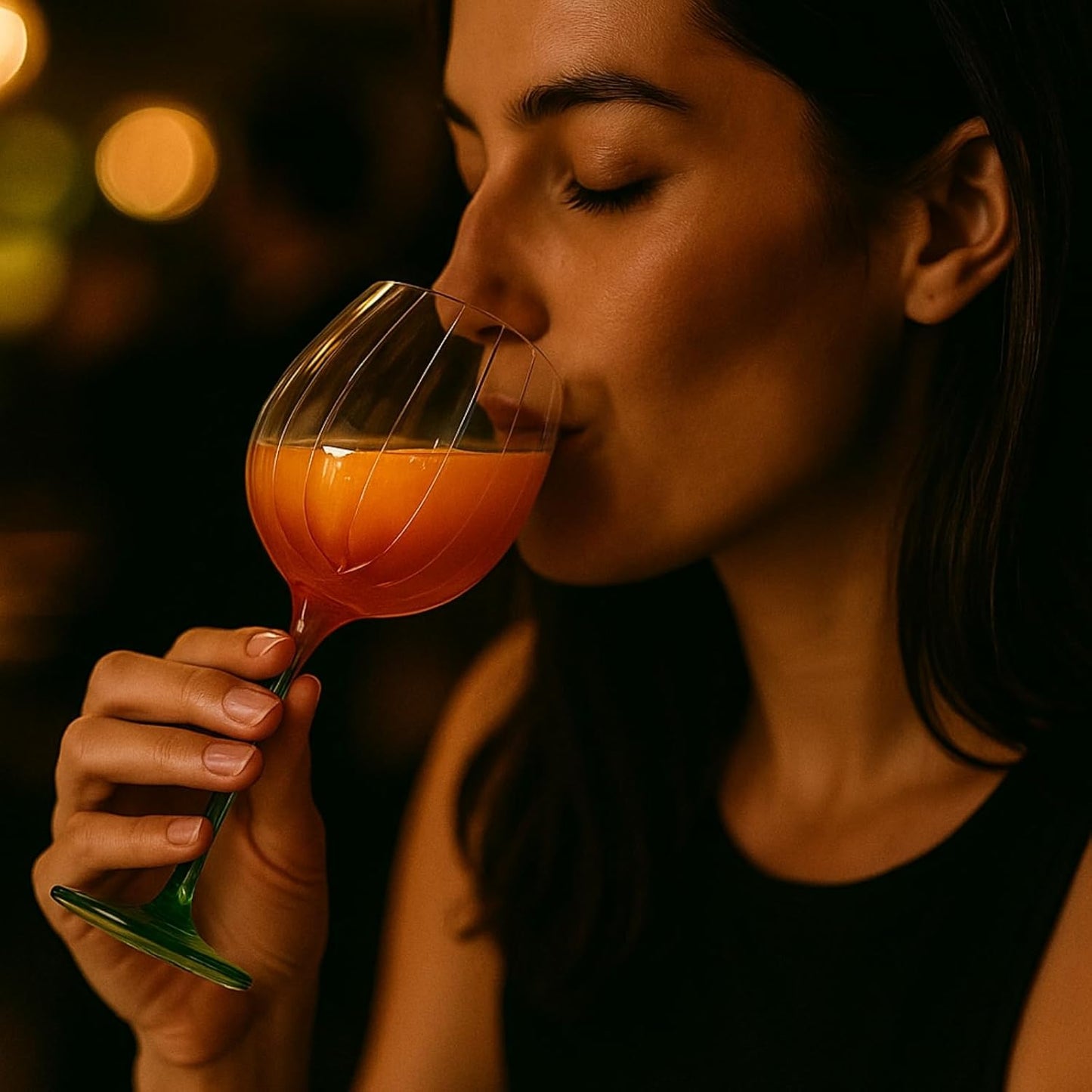 TEEK - Pumpkin Wine Glasses Borosilicate Stemware Set HOME DECOR TEEK KS