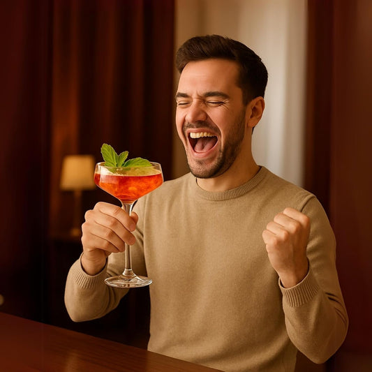 TEEK - Khen Acrylic – Set of 4 Stemmed 8 oz Clear Cocktail Glasses HOME DECOR TEEK KS