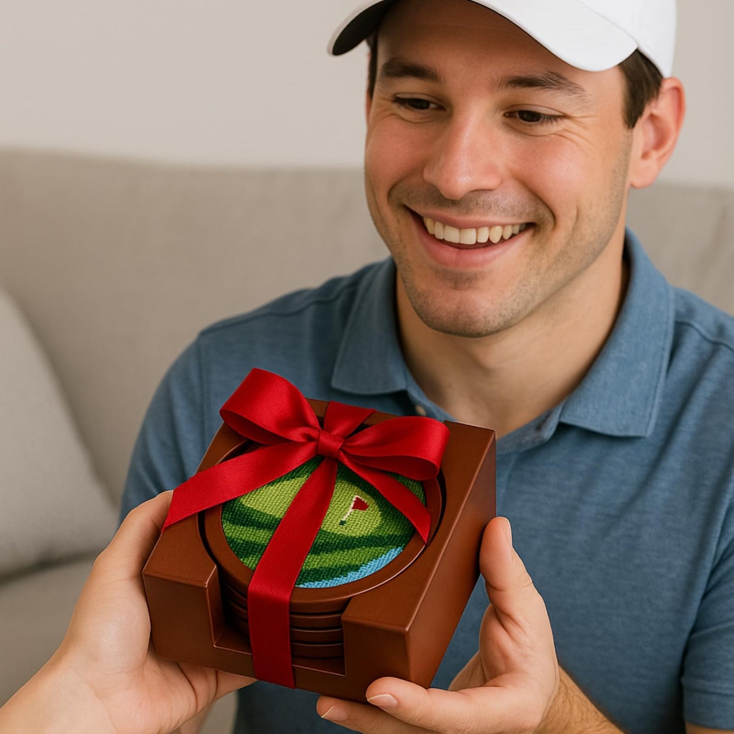 TEEK - Golf Wooden Drink Coasters HOME DECOR TEEK KS