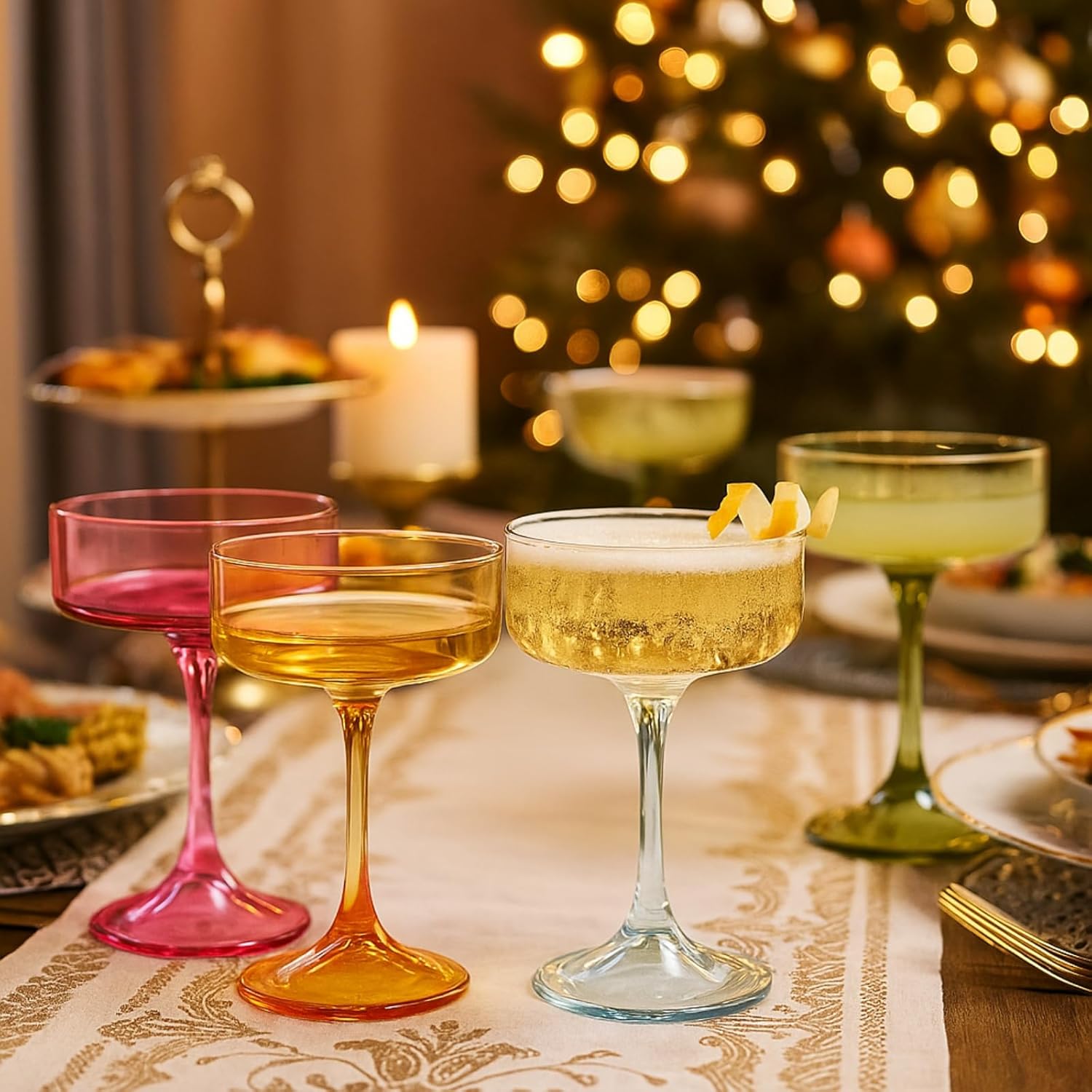 TEEK - Morgan Set Vibrant Stemware Set | Multicolor HOME DECOR TEEK KS