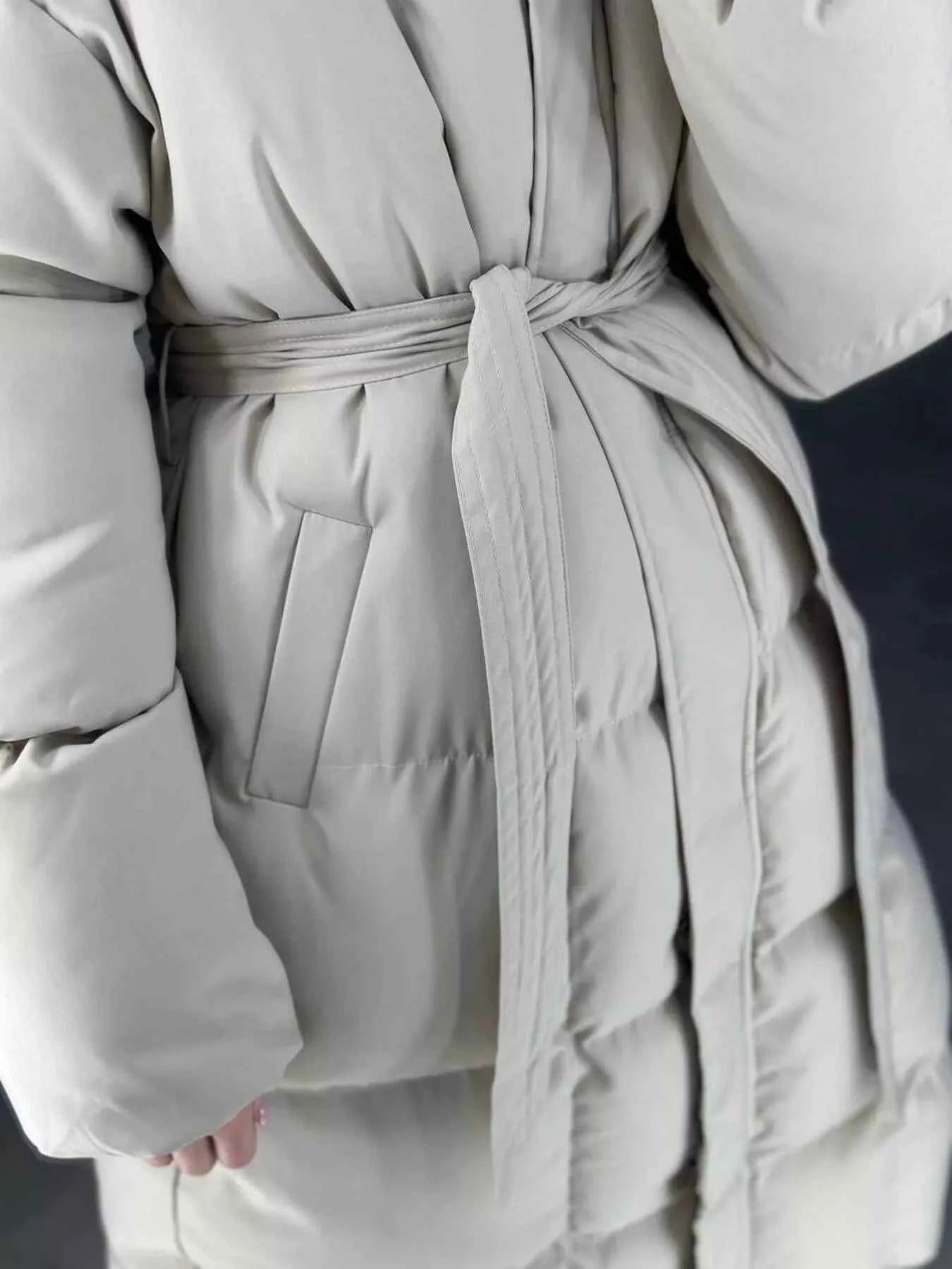 TEEK - Longline Padded Winter Belted Coat COAT TEEK Trend
