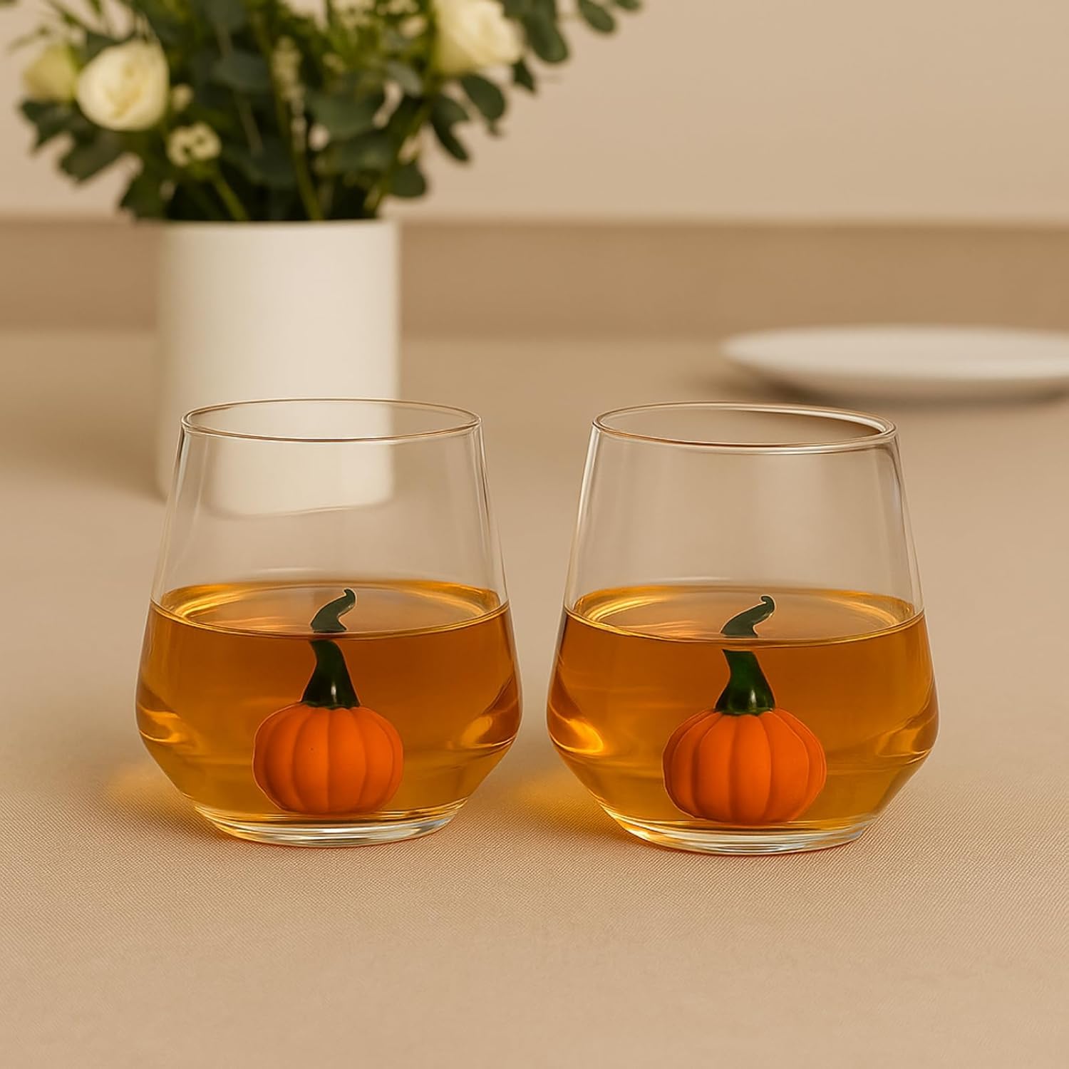TEEK - Pumpkin Glass Set HOME DECOR TEEK KS