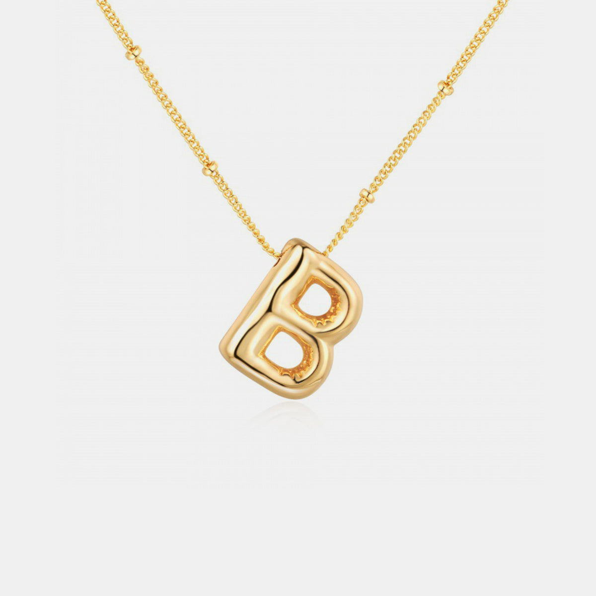 TEEK - A-J Gold-Plated Letter Necklace JEWELRY TEEK Trend Style B  