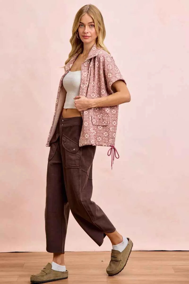 TEEK - Washed Terry Pants with Pockets PANTS TEEK Trend