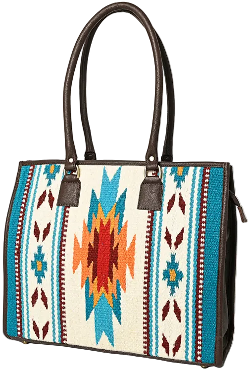 American Darling Tote Saddle Blanket Bag Whiskey Black & Co
