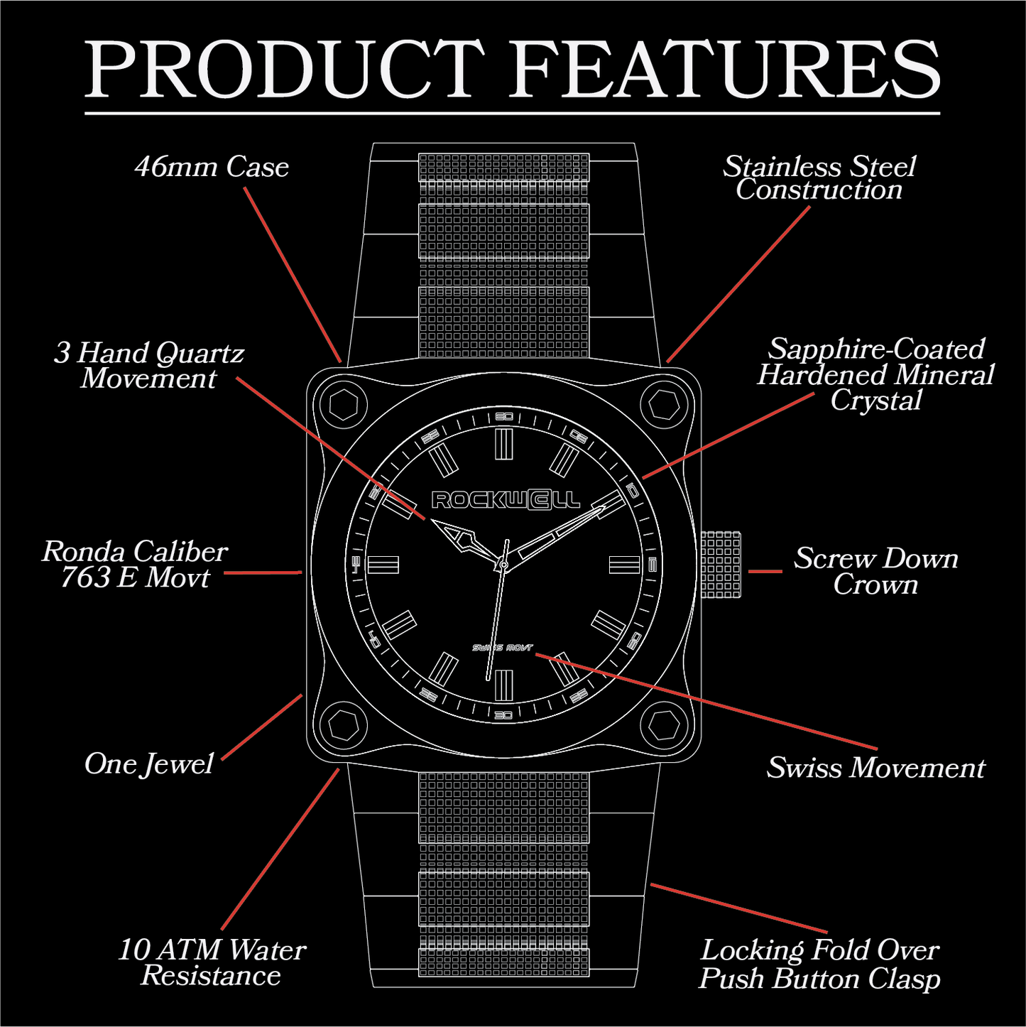 TEEK - 747 Black Green Watch WATCH TEEK RT