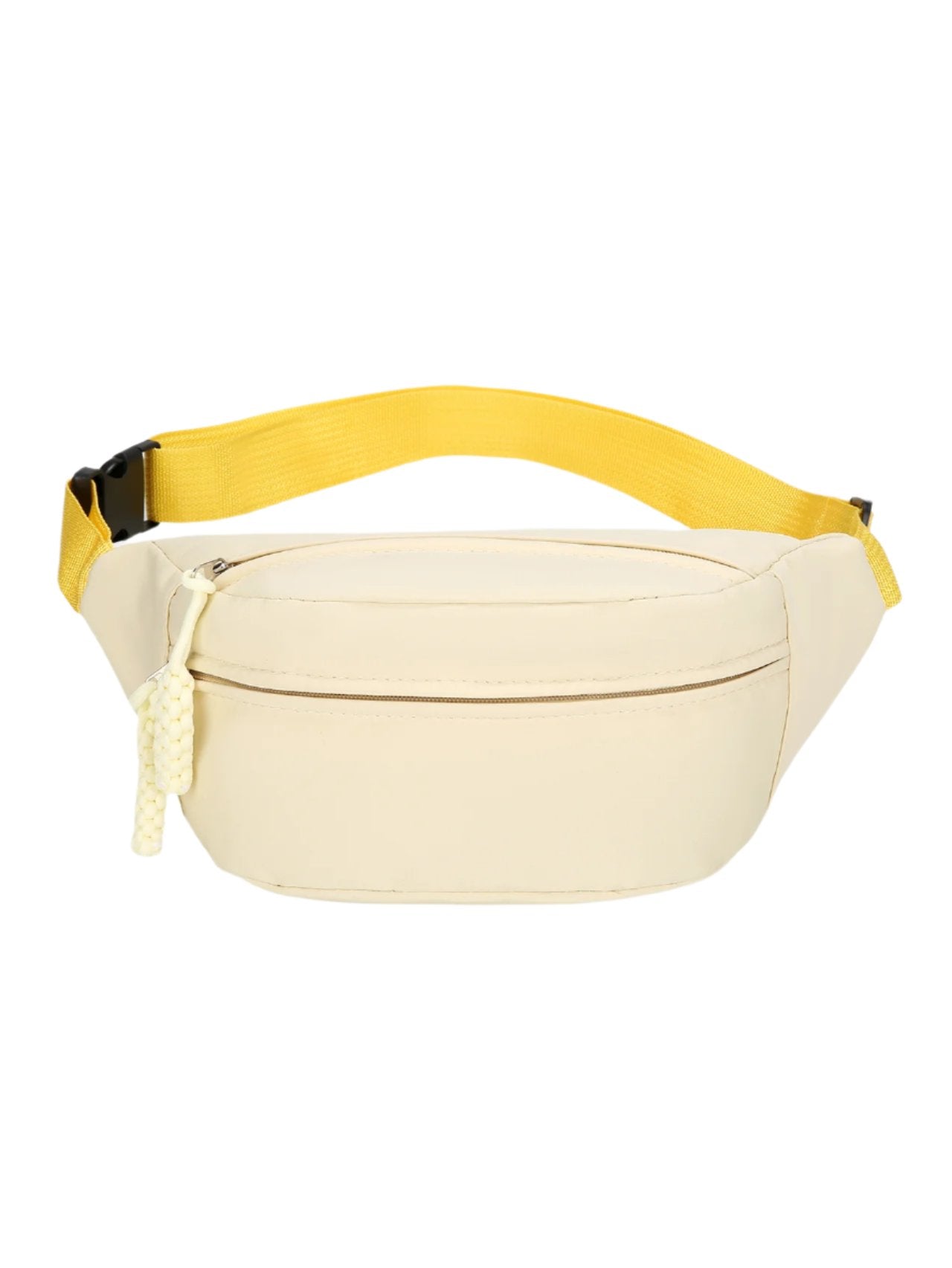 Oxford Cloth Adjustable Strap Sling Bag TEEK Trend Pastel Yellow