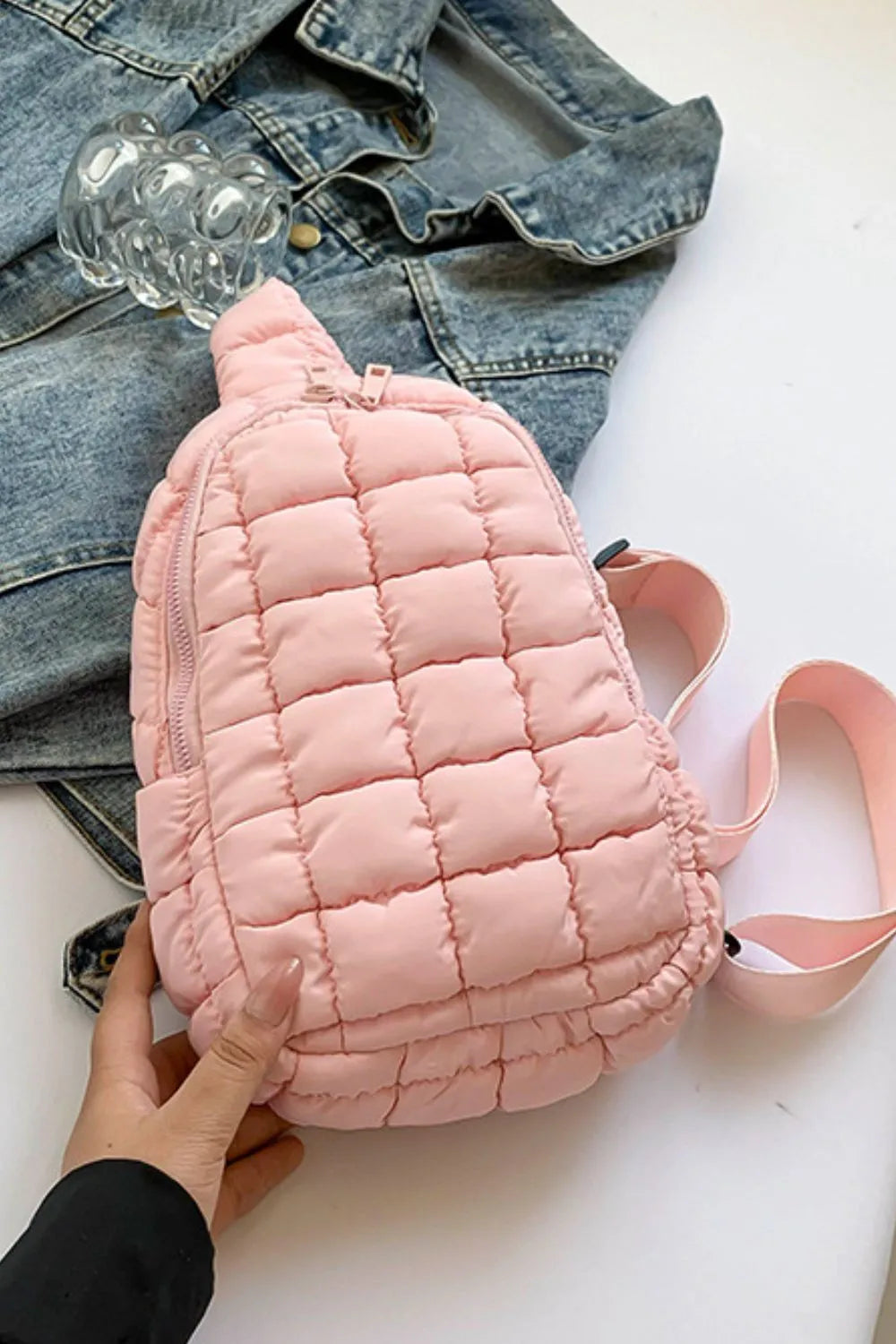 Quilted Nylon Crossbody Bag TEEK Trend