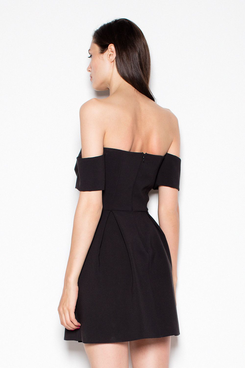 TEEK - Black Off-Shoulder Evening Dress DRESS TEEK M   