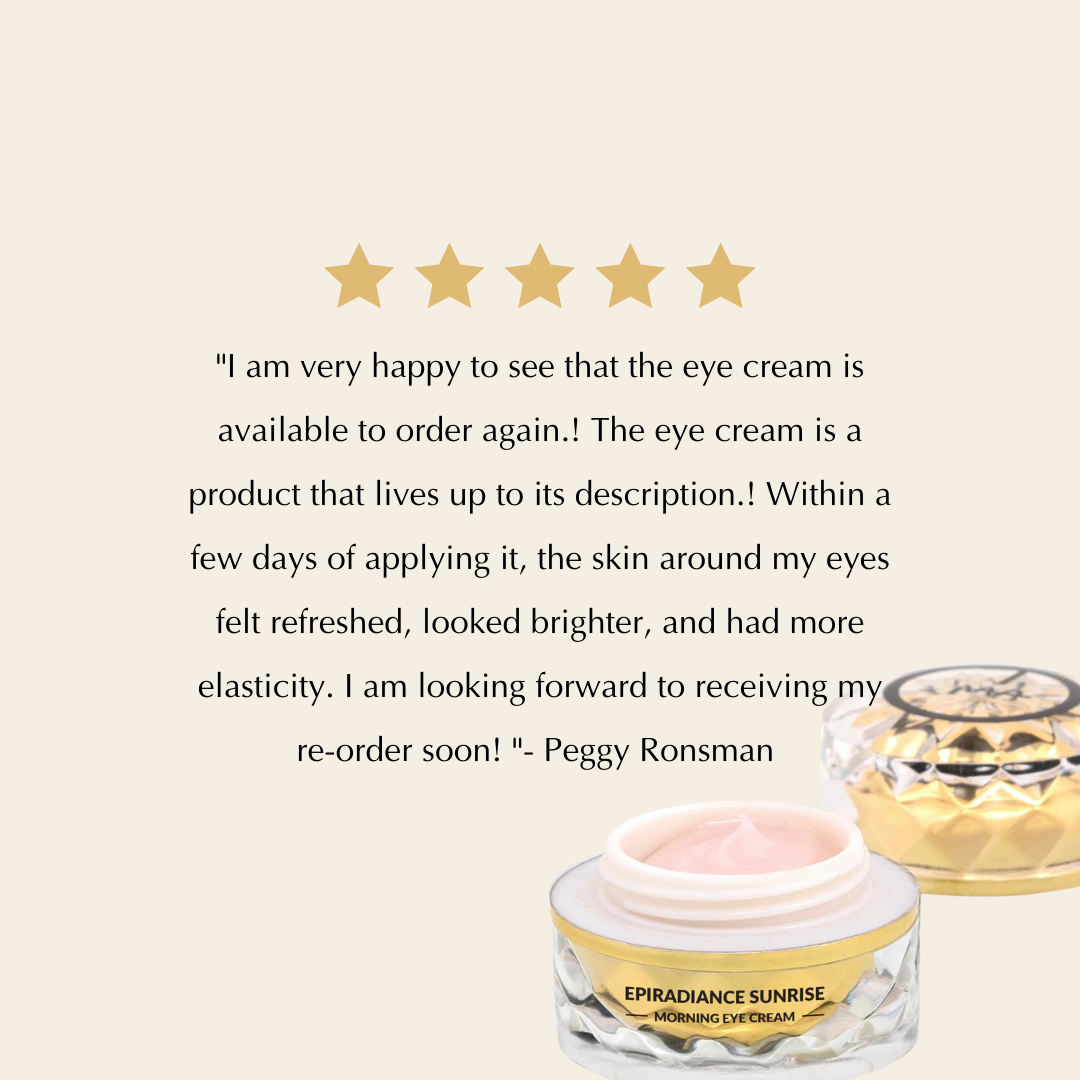 Sunrise Nourishing & Firming Eye Rescue Cream – Radiant Glow (Vegan, Gluten-Free, Sensitive-Skin Safe) EpiLynx