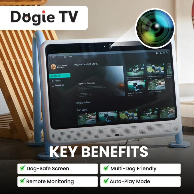 TEEK - DOGSPLAY - SMART TV FOR DOGS PET SUPPLIES TEEK DTV