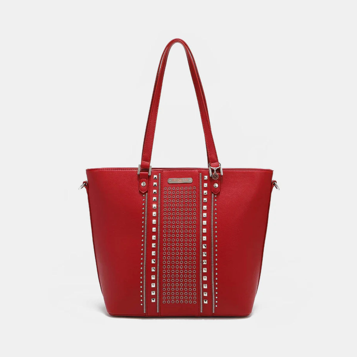 TEEK - NL Studded Decor Tote Bag BAG TEEK Trend Red  