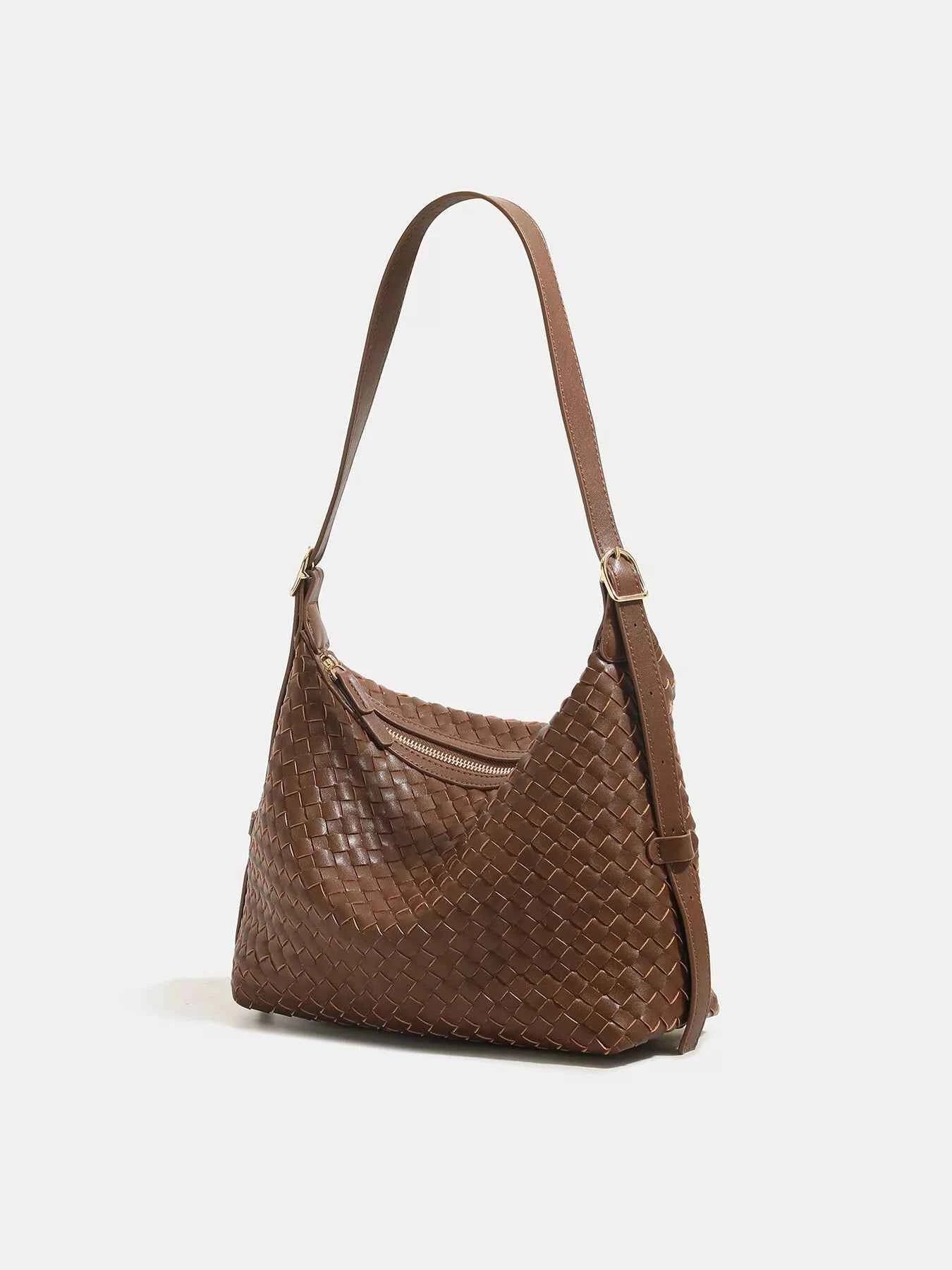 TEEK - Woven PU Leather Shoulder Bag BAG TEEK Trend