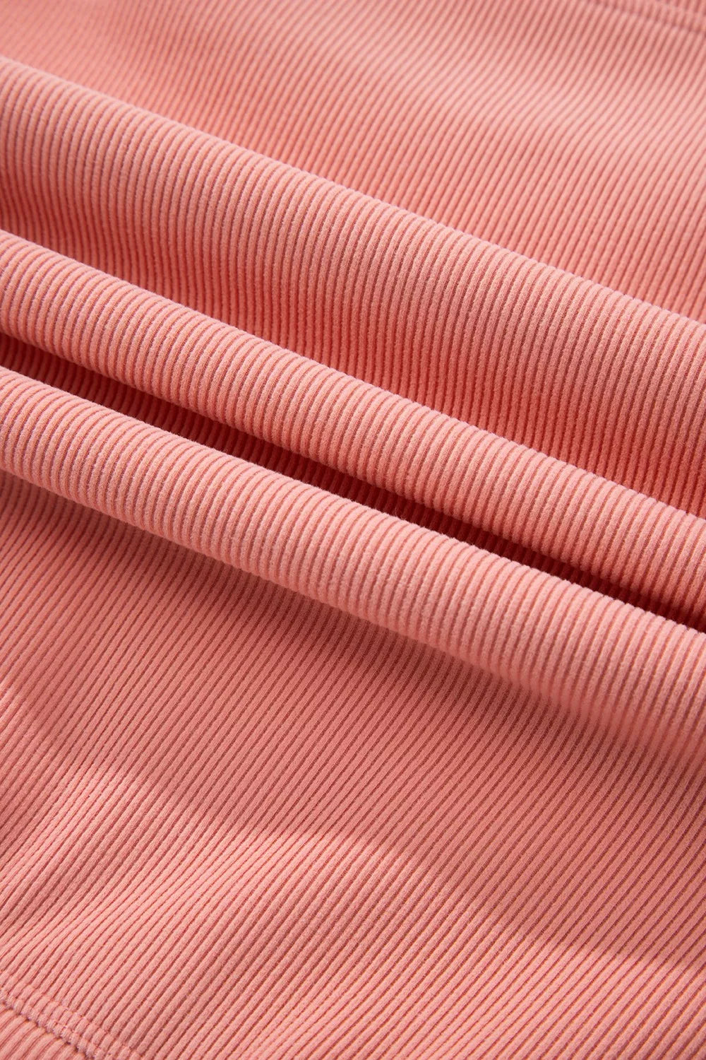 Ribbed Round Neck Top and Pants Set Trendsi
