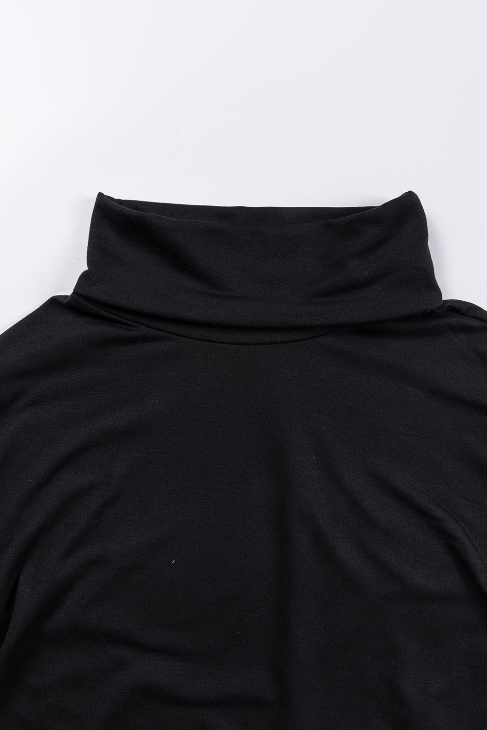 TEEK - Side Slit High-Low Cowl Neck Long Sleeve Top TOPS TEEK Trend