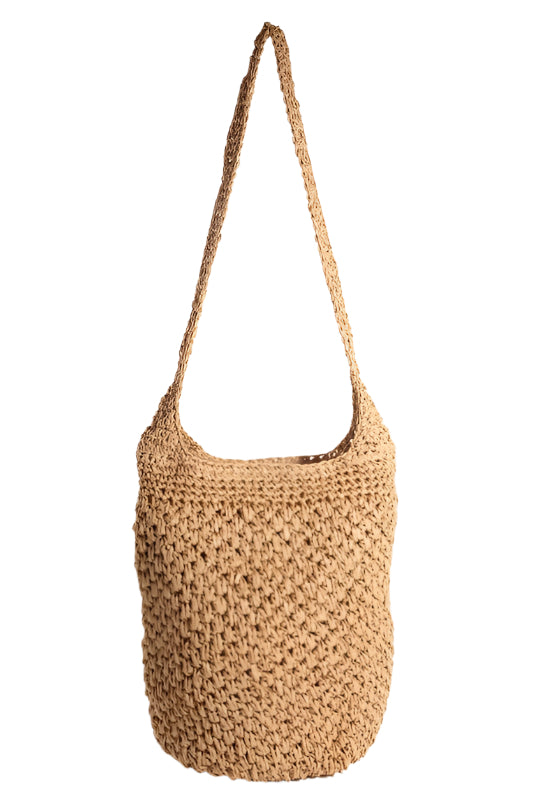 TEEK - Camel Intricate Braided Hobo Shoulder Bag BAG TEEK Trend