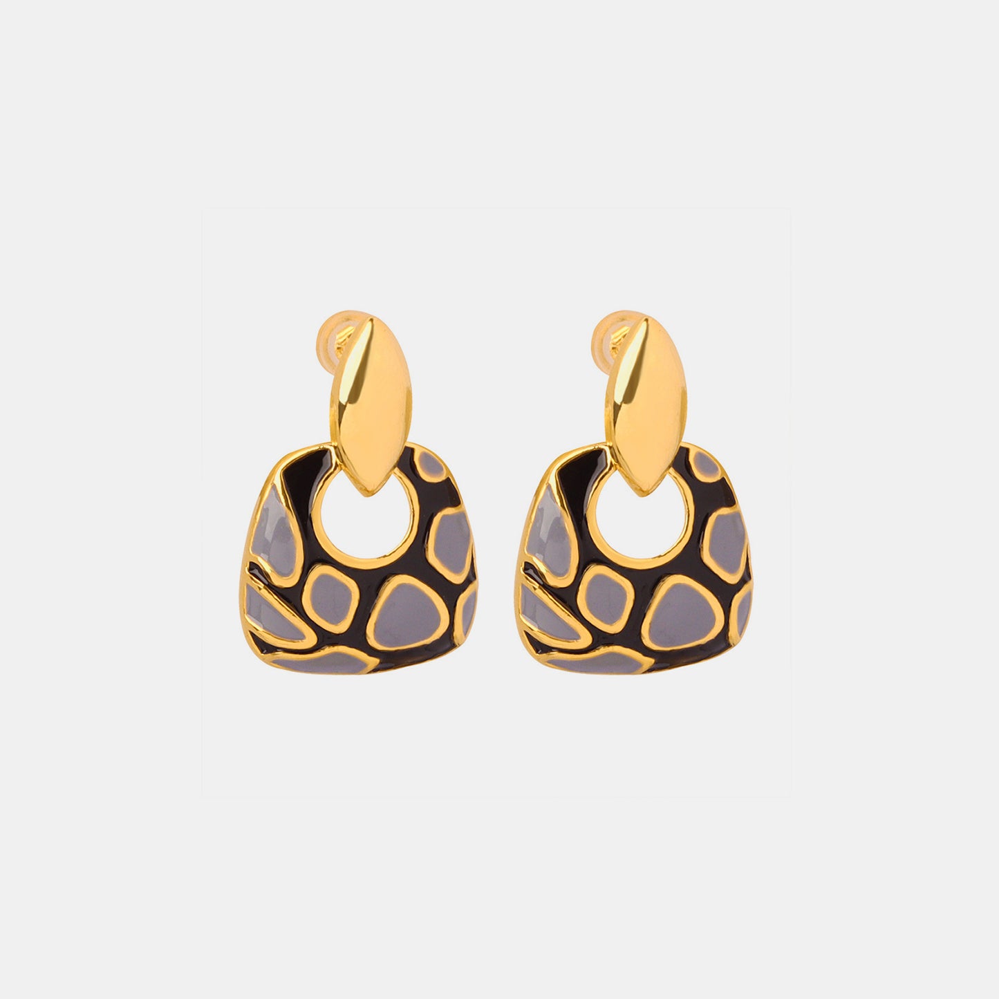 TEEK - Copper Oil Drip Earrings JEWELRY TEEK Trend   