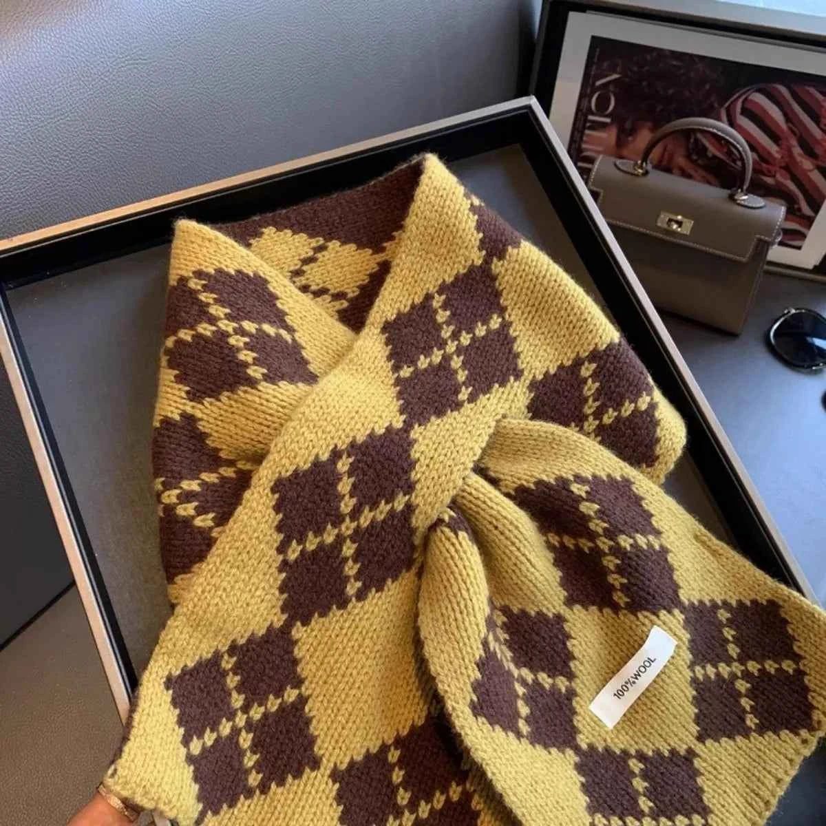 TEEK - Argyle Pattern Warm Winter Scarf SCARF TEEK Trend
