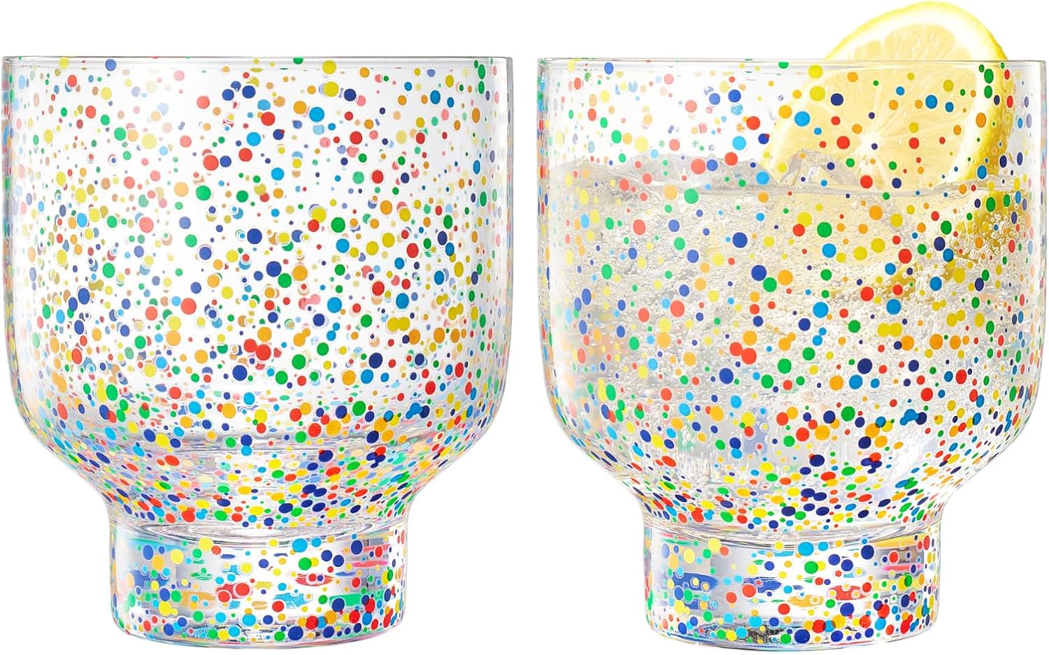 TEEK - Confetti Stemless Tumblers Set HOME DECOR TEEK KS