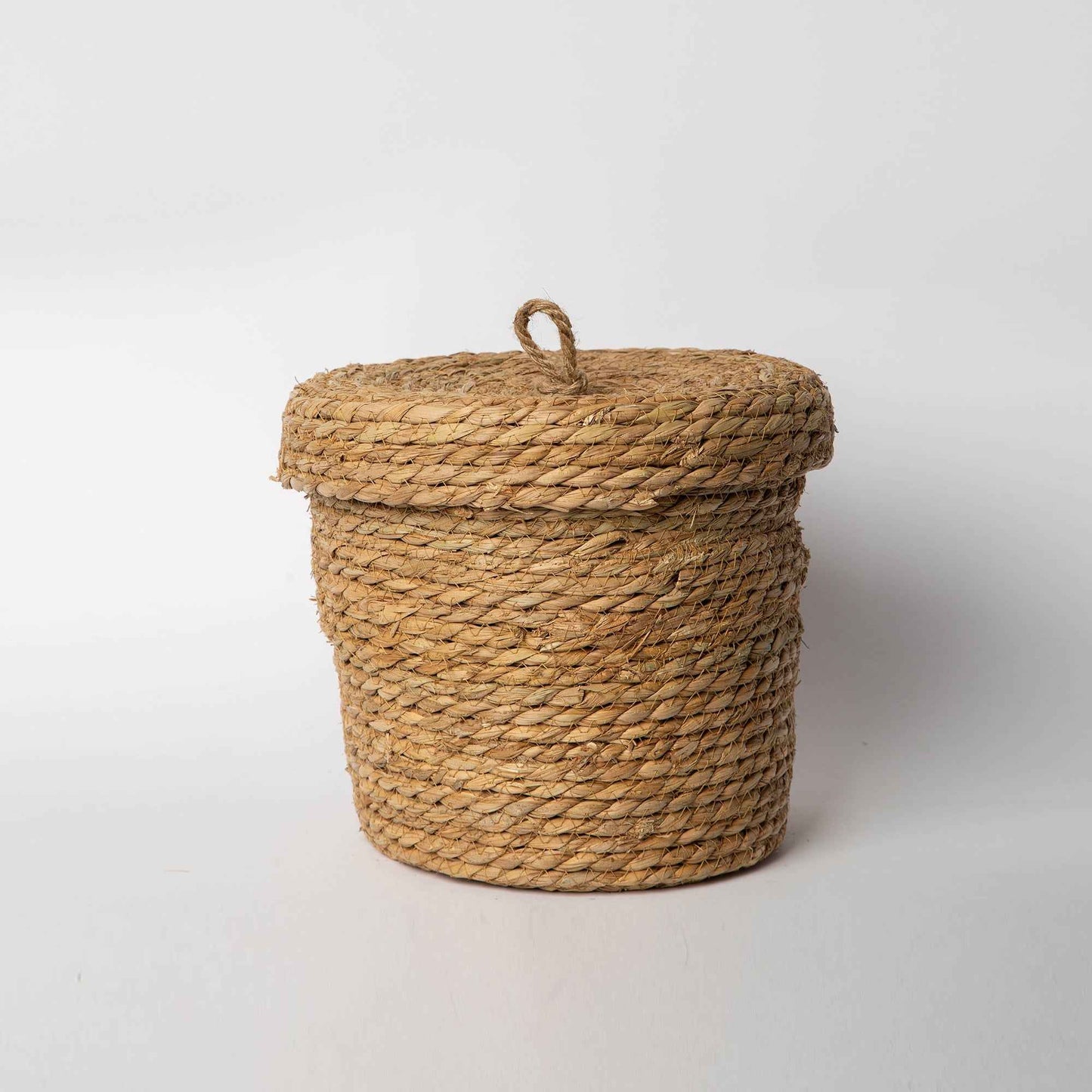 TEEK - 830 - Seagrass Basket with lid HOME DECOR TEEK PB Small